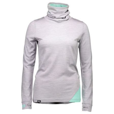Damen-Rollkragenpullover Mons Royale Cornice Rollover LS Vert