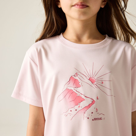 Kinder-T-Shirt Regatta Aria Pink Haze