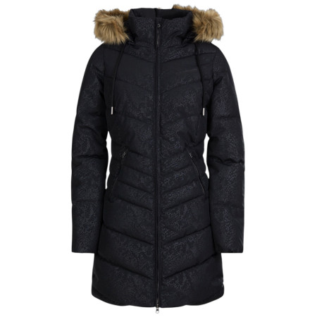 Damen-Wintermantel Fundango Puppis Padded Jacket grün/grau snake