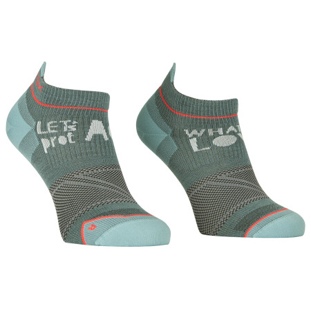 Damensocken Ortovox Alpine Light Low Socks W grau/grün arctic grey