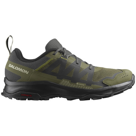 Wanderschuhe Salomon Ardent Gore-Tex khaki/schwarz Peat / Olive Night / Moss Gray