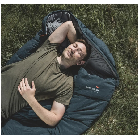 Schlafsack Easy Camp Raven I Square XL 5°C - Left zipper