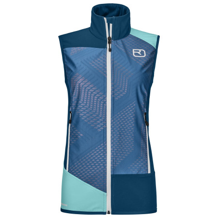 Damenweste Ortovox Col Becchei Vest W blau petrol blue