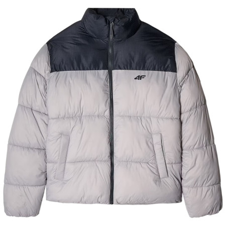 Herren-Winterjacke 4F Down Jacket M485 grau/schwarz Grey