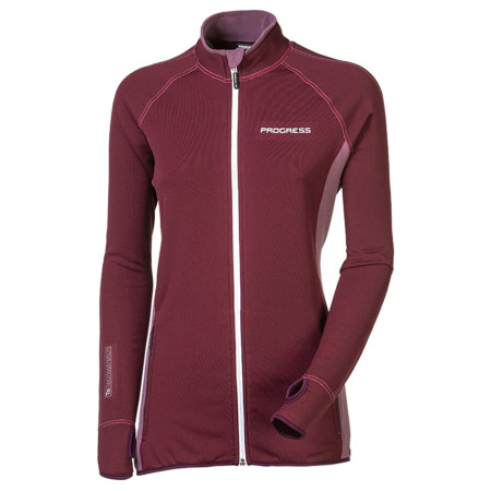 Damen Funktions-Sweatshirt Progress TS Tispa II 17OA pflaumenfarbe tm.švestka/sv. švestka