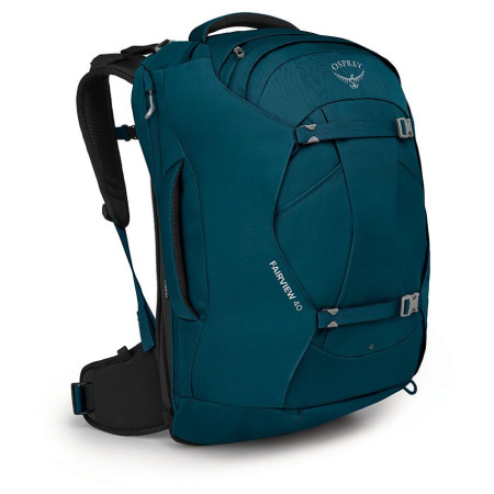 Reisetasche Osprey Fairview 40 schwarz/blau night jungle blue