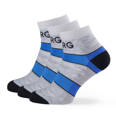Damensocken Warg Trail Low Wool 3-pack grau/blau SvSedaCernoModraCerna
