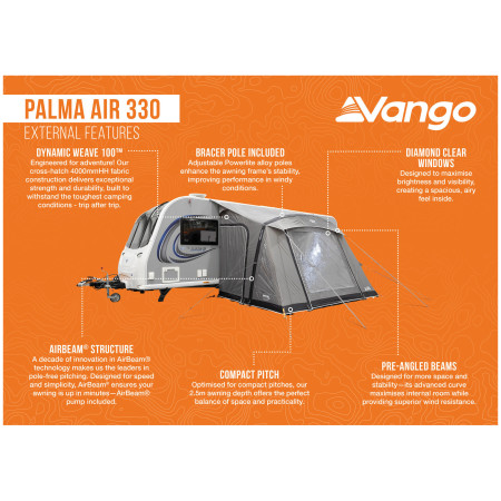 Vorzelt Vango Palma Air 330