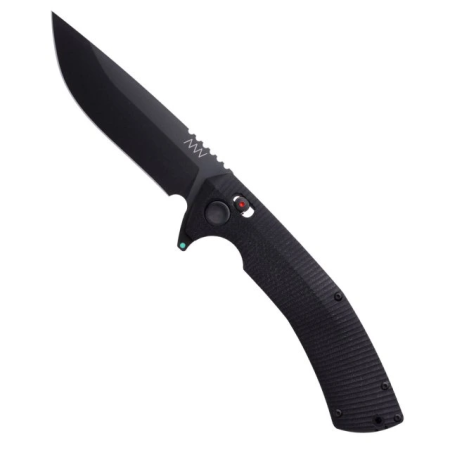 Klappmesser Acta non verba A400-BB, DLC, SL, ALOCK,G10 Black schwarz black