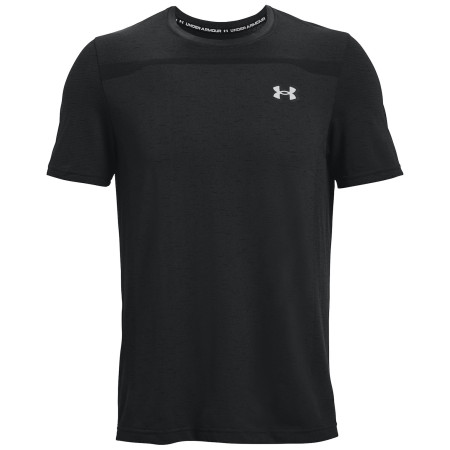 Herren-Funktionsshirt Under Armour UA Seamless SS schwarz Black / / Mod Gray