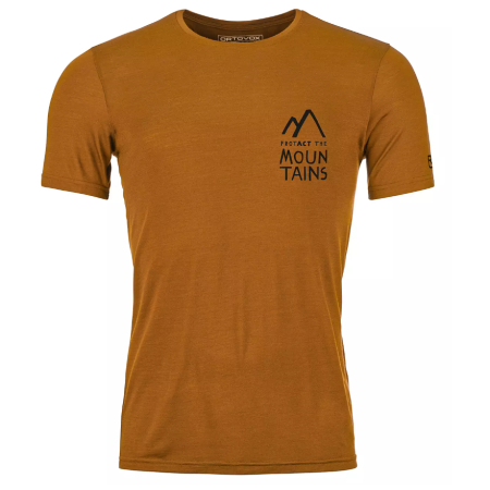 Herren-Funktionsshirt Ortovox 120 Cool Tec Mtn Duo Ts M orange sly fox