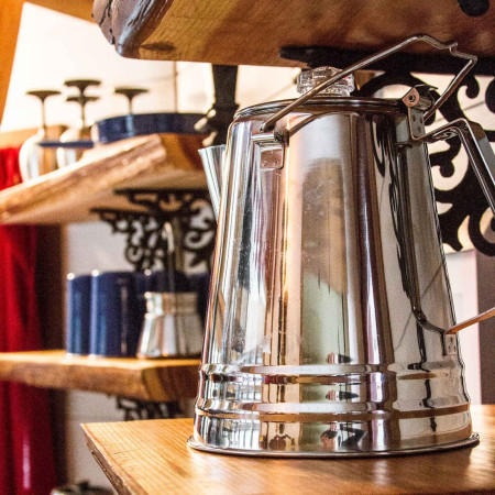 Kaffeefilterhalter GSI Outdoors Glacier Stainless 8 Cup Percolator