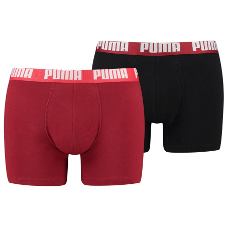 Herren-Boxershorts Puma Basic Boxer 2P rot red