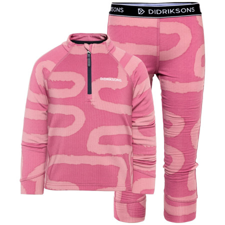 Kinder-Funktionsunterwäsche Didriksons Jadis Kids Pr Set 5 Path Heather Pink rosa Path Heather Pink