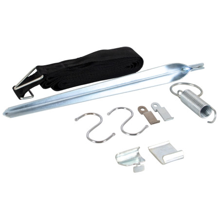 Gurte Bo-Camp Strap set for cassette univ schwarz/silber Multi