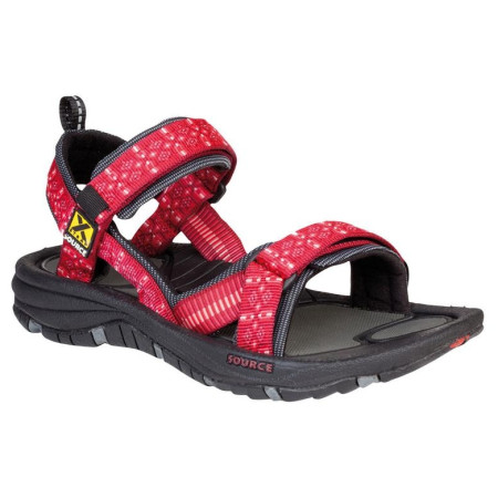 Damensandalen Source Gobi Triangles Red rot TrianglesRed