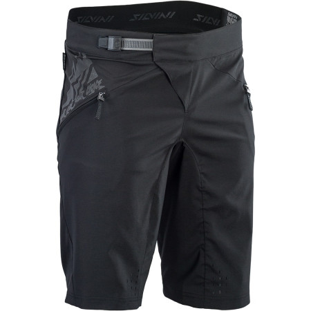 Herren-Radhose Silvini Fabriano schwarz Black