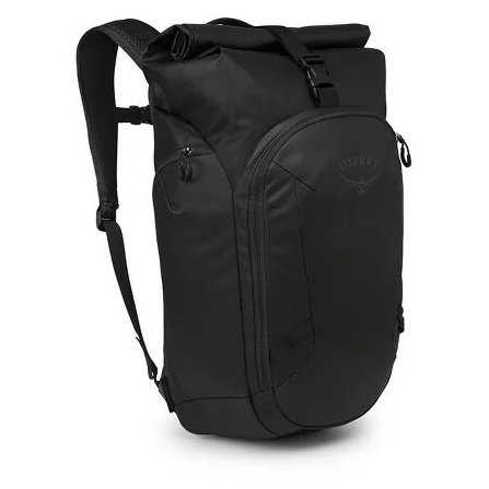 Urban-Rucksack Osprey Transporter Roll Top Pack schwarz raven black/black