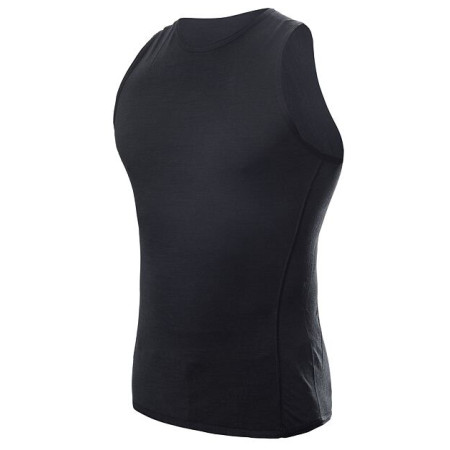 Herren Unterhemd Sensor Merino Air schwarz black