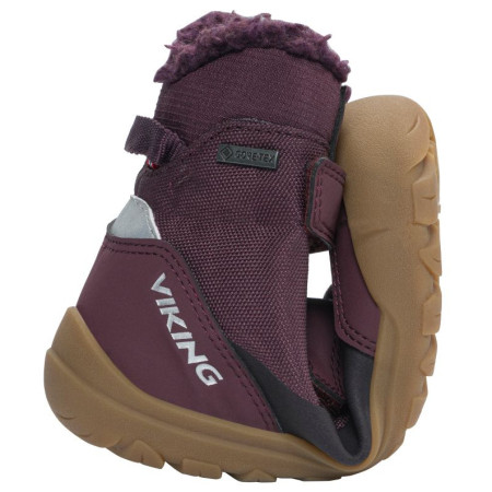 Kinder Winterschuhe Viking Outdoor Footwear Spruce Barefoot Warm GTX 2V Wine