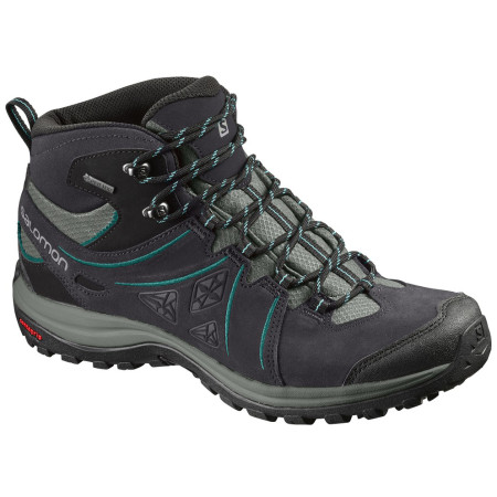 Damenschuhe Salomon Ellipse 2 MID LTR GTX W grau/blau Phantom/CastorGray/ArubaBlue