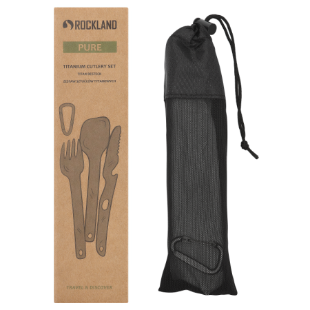 Besteckset Rockland Titanium Pure