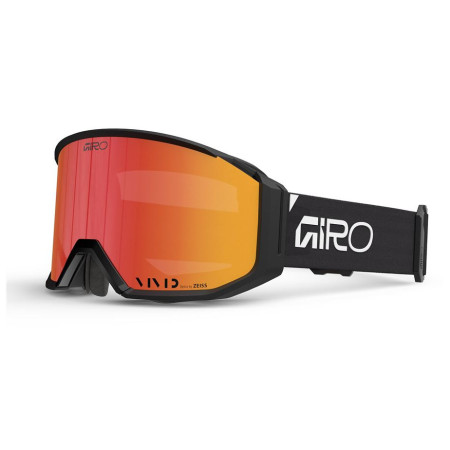 Skibrille Giro Revolt PRO schwarz Black Wordmark-Vivid Ember/Vivid Infrared (2skla)
