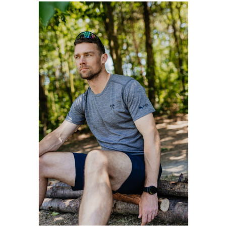 Herren-T-Shirt Zulu Merino Timber 160 Short Comfy