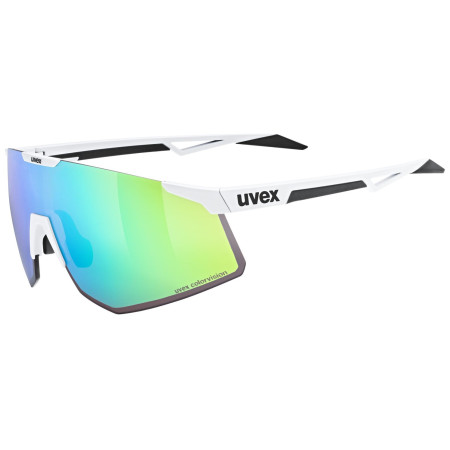Sonnenbrille Uvex Pace Perform Cv weiß/grün White Matt/Green