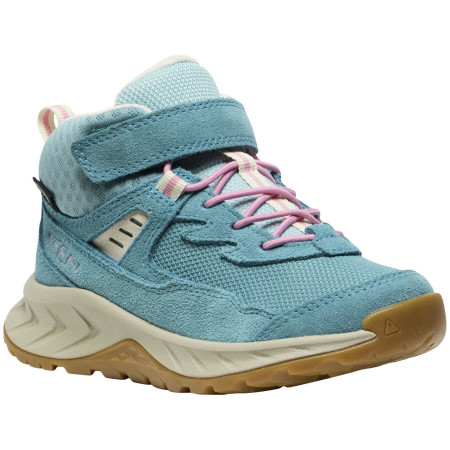Kinderschuhe Keen Hightrail Mid Wp Children Brittany Blue blau brittany blue/cashmere rose
