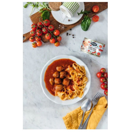 Nahrung Hauptspeise Hotovky z plechovky Fleischbällchen in Tomatensoße 400 g