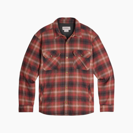 Herrenhemd Royal Robins M Vista Flannel Shacket rot Spice Grizzly Pld