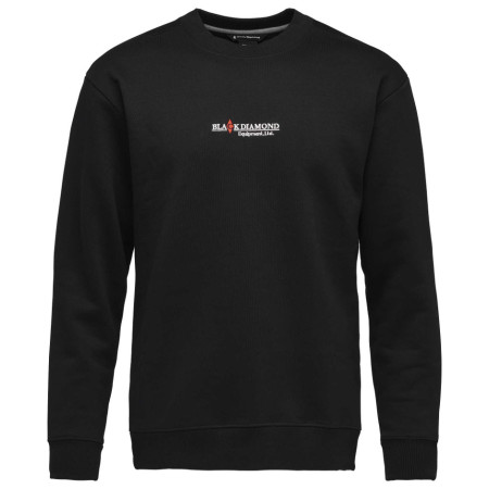 Herren-Sweatshirt Black Diamond M Heritage Wordmark Crewneck schwarz Black (0002)