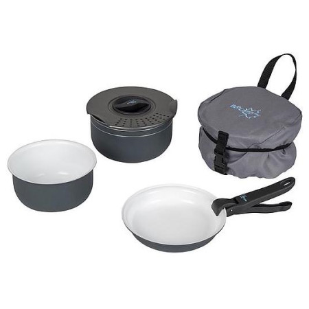 Geschirrset Bo-Camp Cookware set Trekking 5 grau Anthracite
