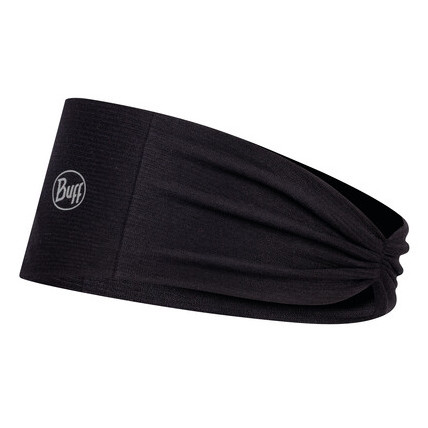 Stirnband Buff Coolnet UV+ Tapered Headband schwarz solid black