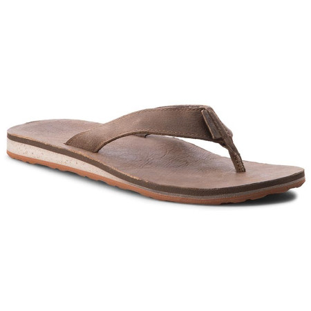 Herren Flip-Flops Teva Classic Flip Premium Leather braun DarkEarth