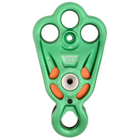 Umlenkrolle DMM Rigger Becket grün