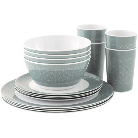 Picknick-Set Outwell Blossom pro 4 osoby grau BlueShadow