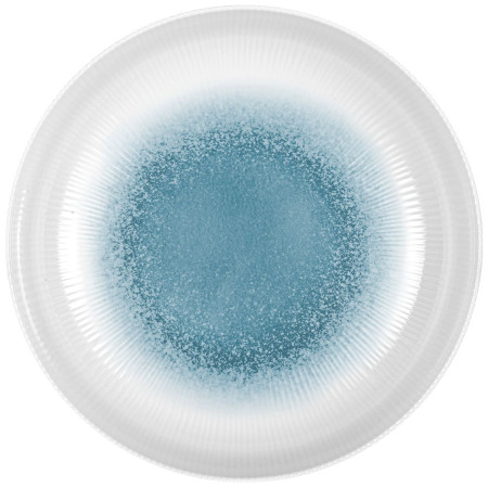 Teller Brunner Deep plate white-blue weiß/blau