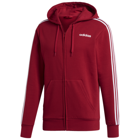 Herren-Sweatshirt Adidas E 3S FZ FL rot