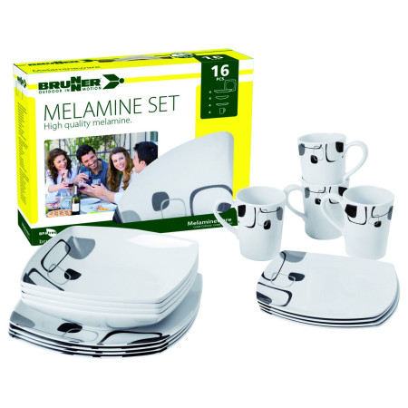 Geschirrset Brunner Melamine Set Enigma