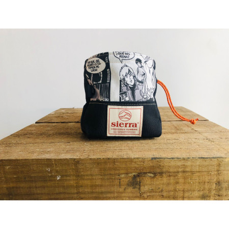 Kreidebeutel SIERRA Climbing Cube Comic B/W schwarz/weiß