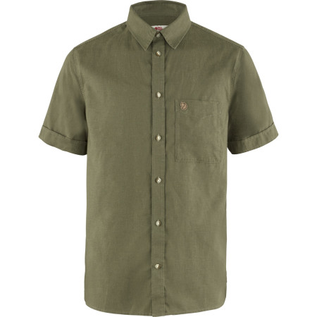 Herrenhemd Fjällräven Övik Travel Shirt SS M 2022 grün green