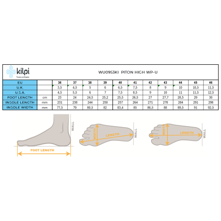 Trekkingschuhe Kilpi Piton High Wp-U