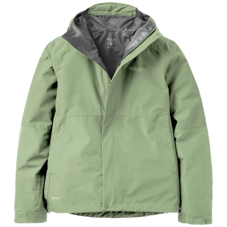 Damenjacke Rab Downpour Jacket Wmns grün