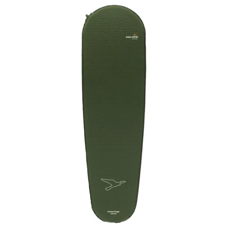 Selbstaufblasende Isomatte Easy Camp Kestrel Mat Single 3.8 cm grün