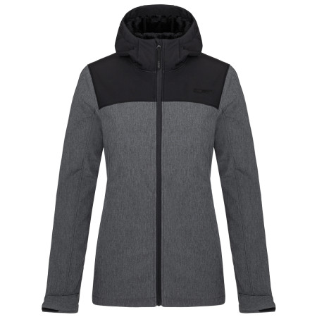 Damen-Softshell-Jacke Loap Luka schwarz Tap Shoe Melange