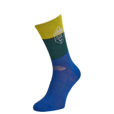 Fahrradsocken Silvini Ferugi blau/grün navy-lime