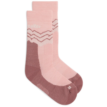 Damensocken Icebreaker Women Merino Hike+ Medium Crew Across the Peaks