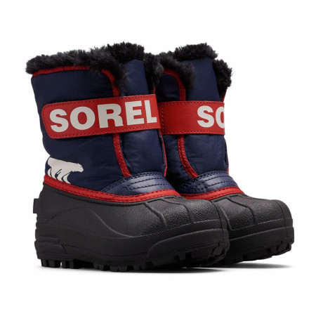Kinder-Winterschuhe Sorel Snow Commander blau/rot NocturnalSailRed
